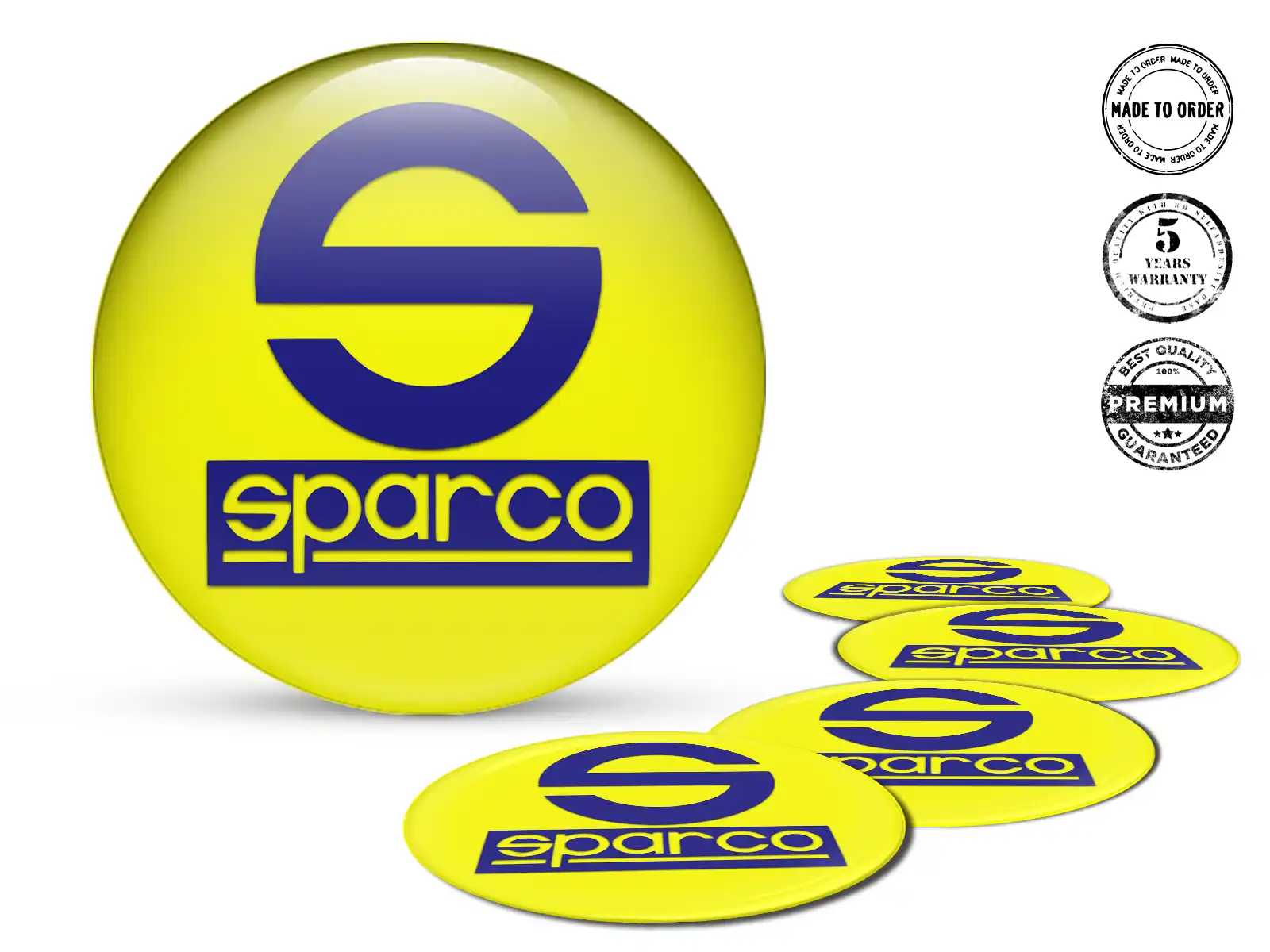 Sparco Pegatinas Silicona Tuning Grilla Racing Radiante